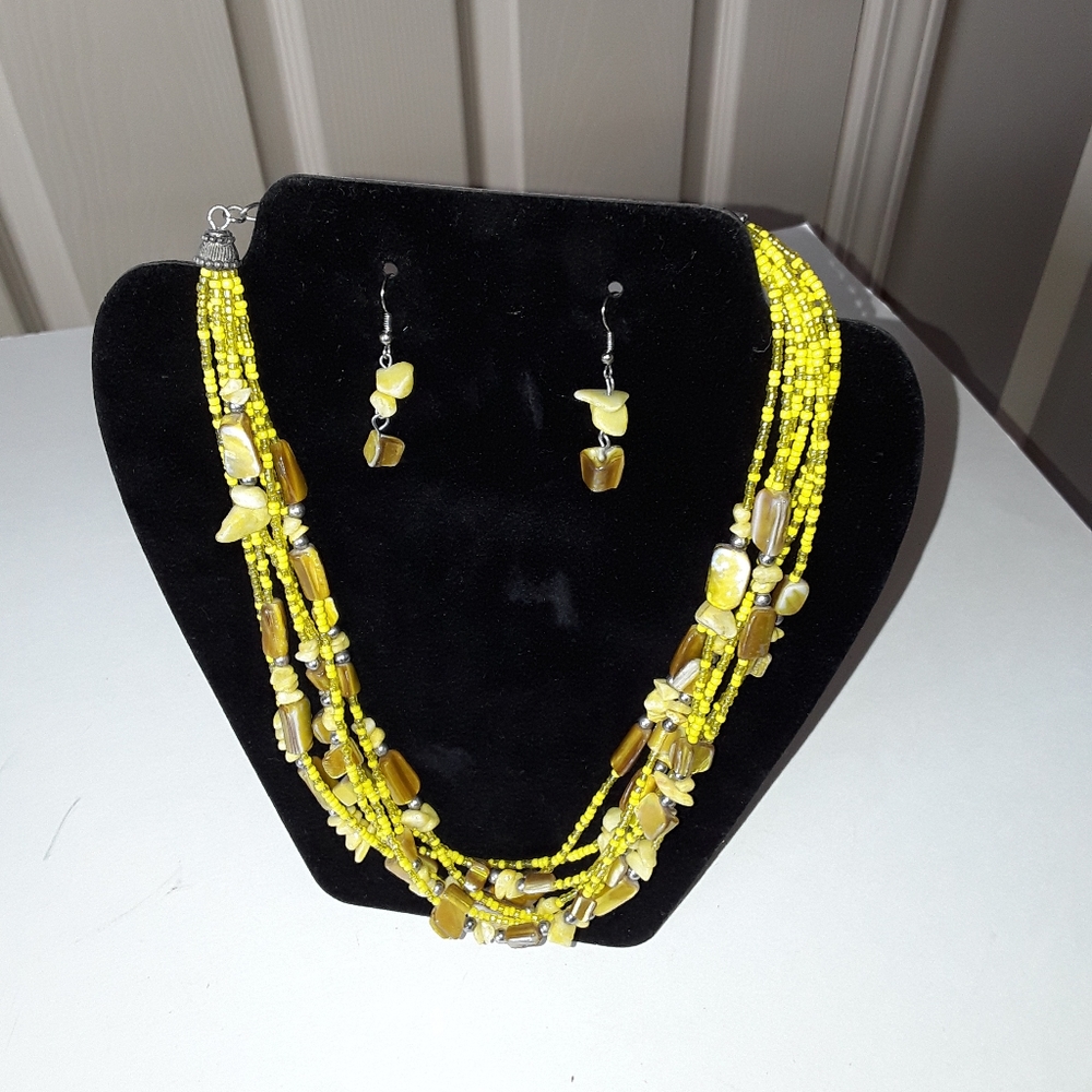 Fashion Necklace and Earring Set